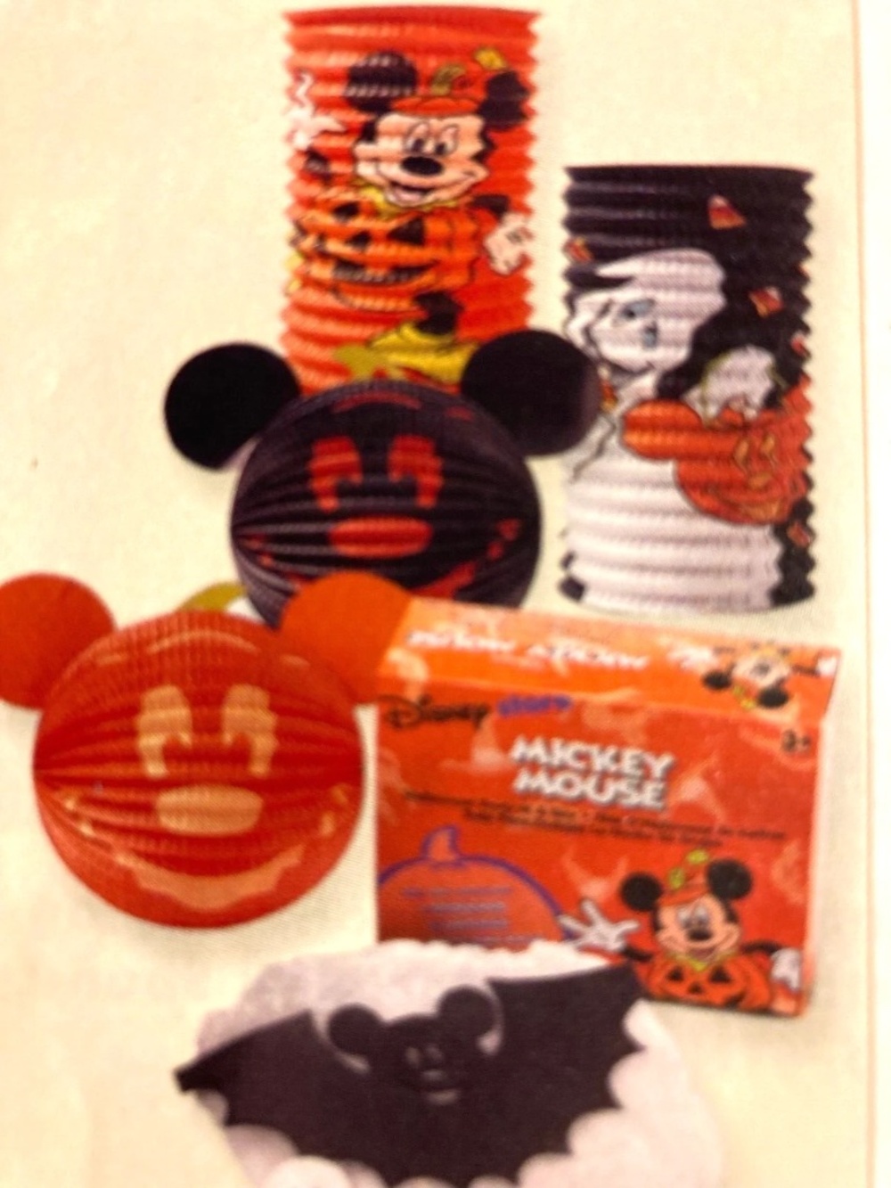 Vintage Disney Halloween Party in a Box Decorations Micky Mouse Y2K 2000s